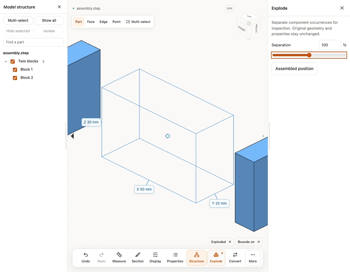 Explosionar — assembly.step (STEP)
